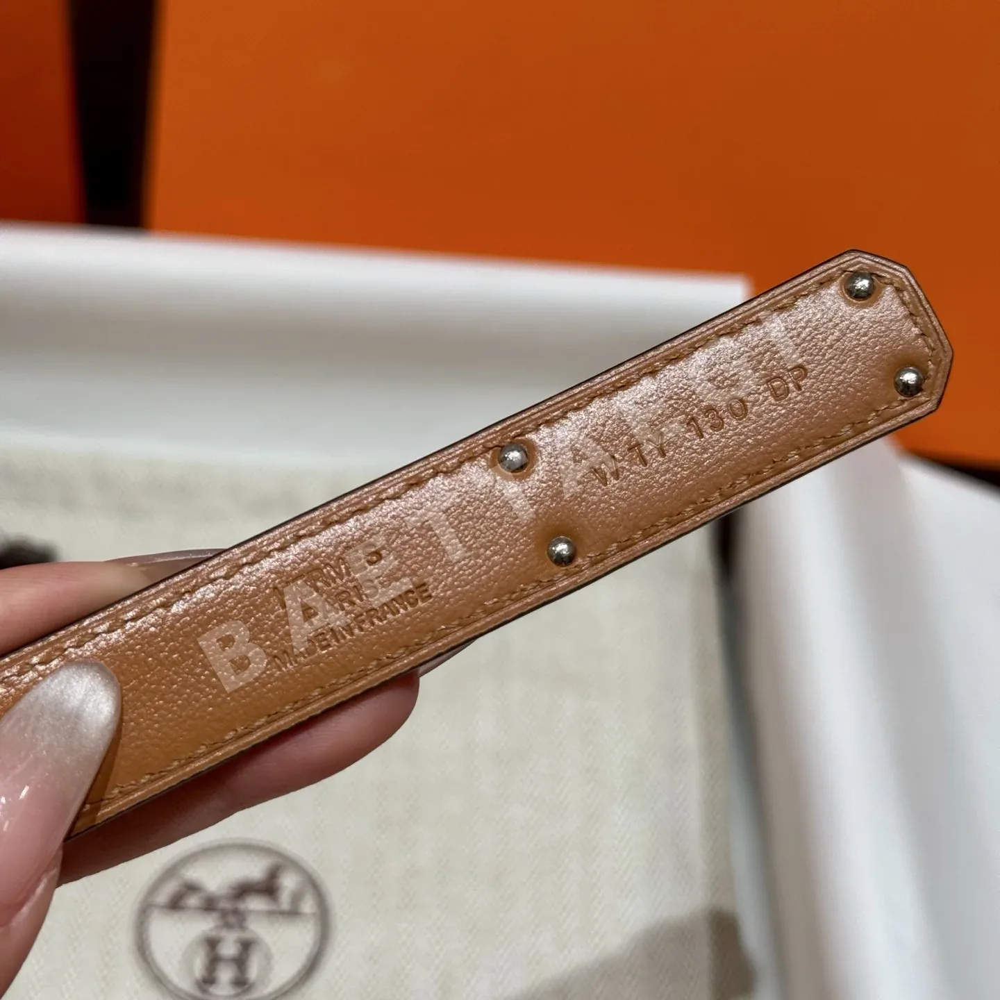에르메스 켈리 버클 앱송 카프스킨 벨트 상세 이미지 10
