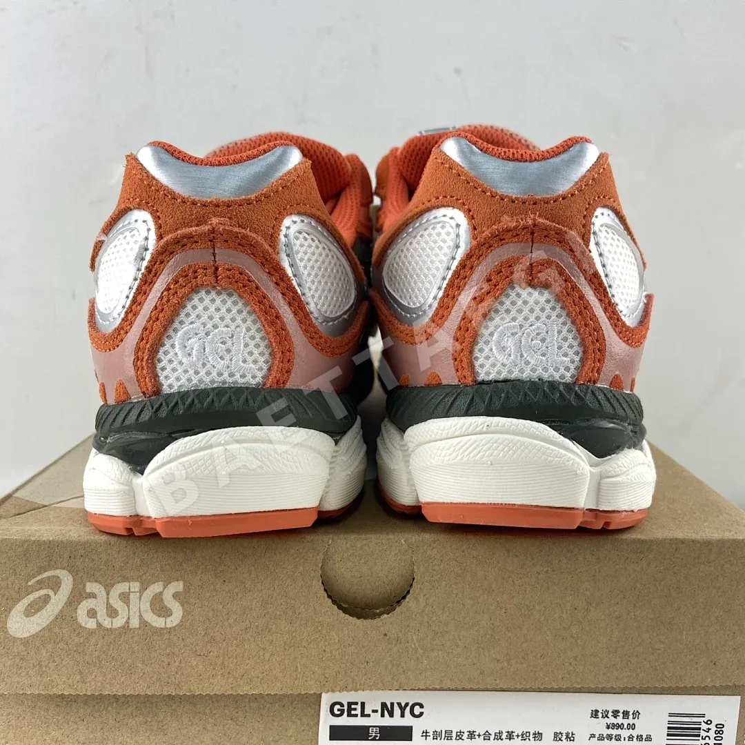 아식스 [HP] 젤 NYC 1201A789-251 200228 Asics Gel-NYC Oatmeal Forest Green Orange 상세 이미지 3