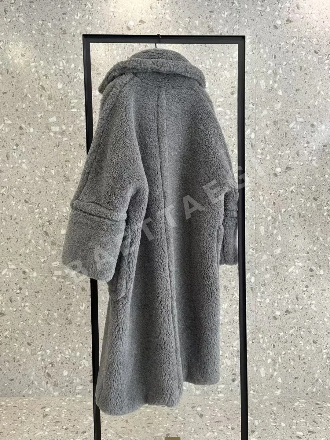 막스마라 카디악 그레이 테디 베어 코트 상세 이미지 2