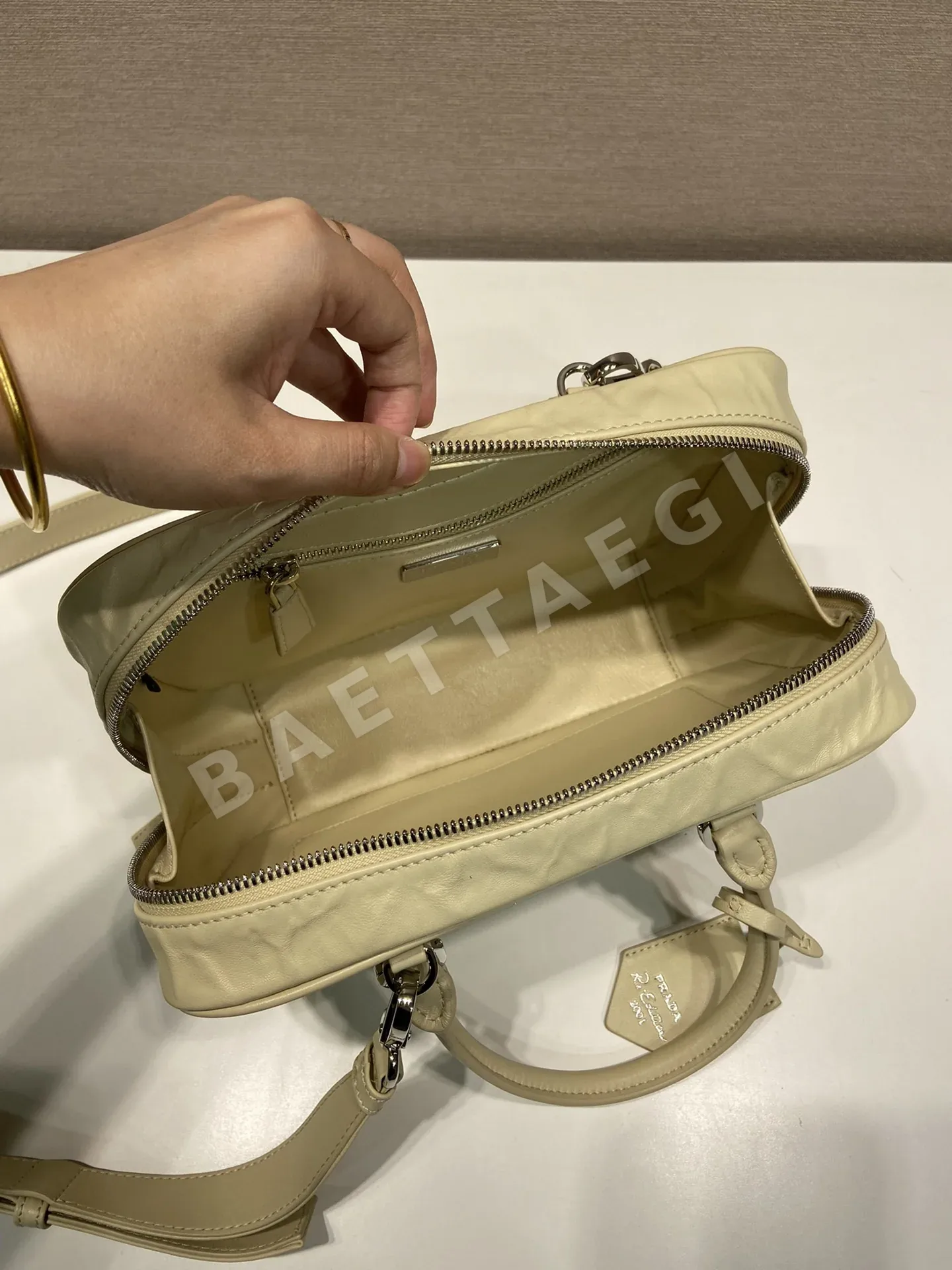 프라다 램스킨 보스턴 가방 1BB092 상세 이미지 7
