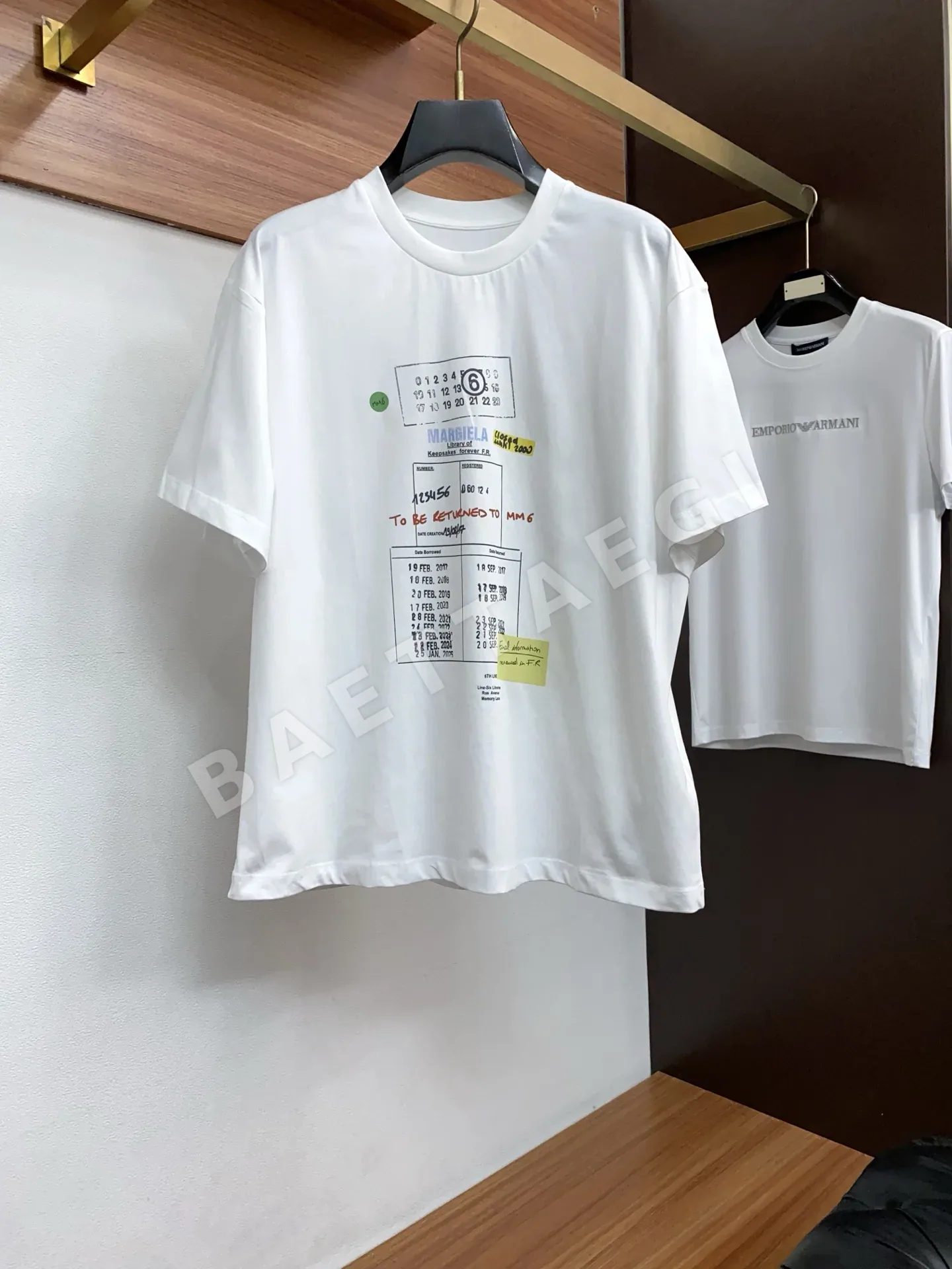 마르지엘라 남성 반팔 티셔츠 48211