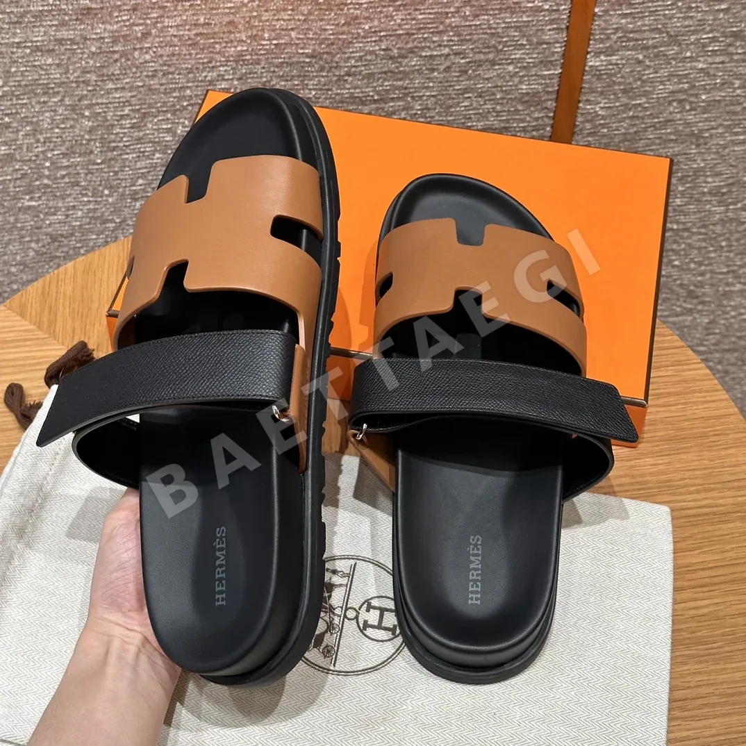에르메스 시프레 샌들 내추럴 램스킨 상세 이미지 5