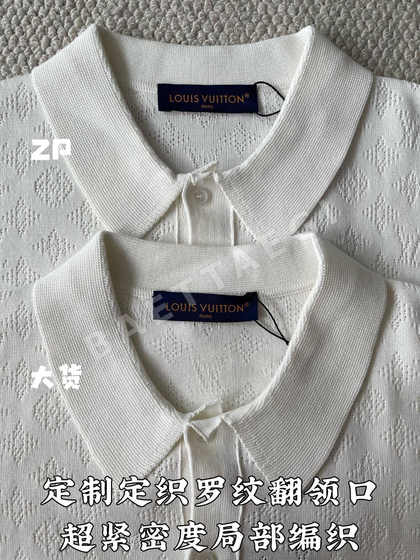 루이비통 모노그램 메시 여성 반팔 셔츠 상세 이미지 5