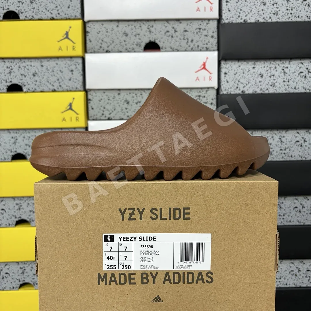 아디다스 [LW] 이지 슬라이드 FZ5896 200624 Adidas Yeezy Slide Flax