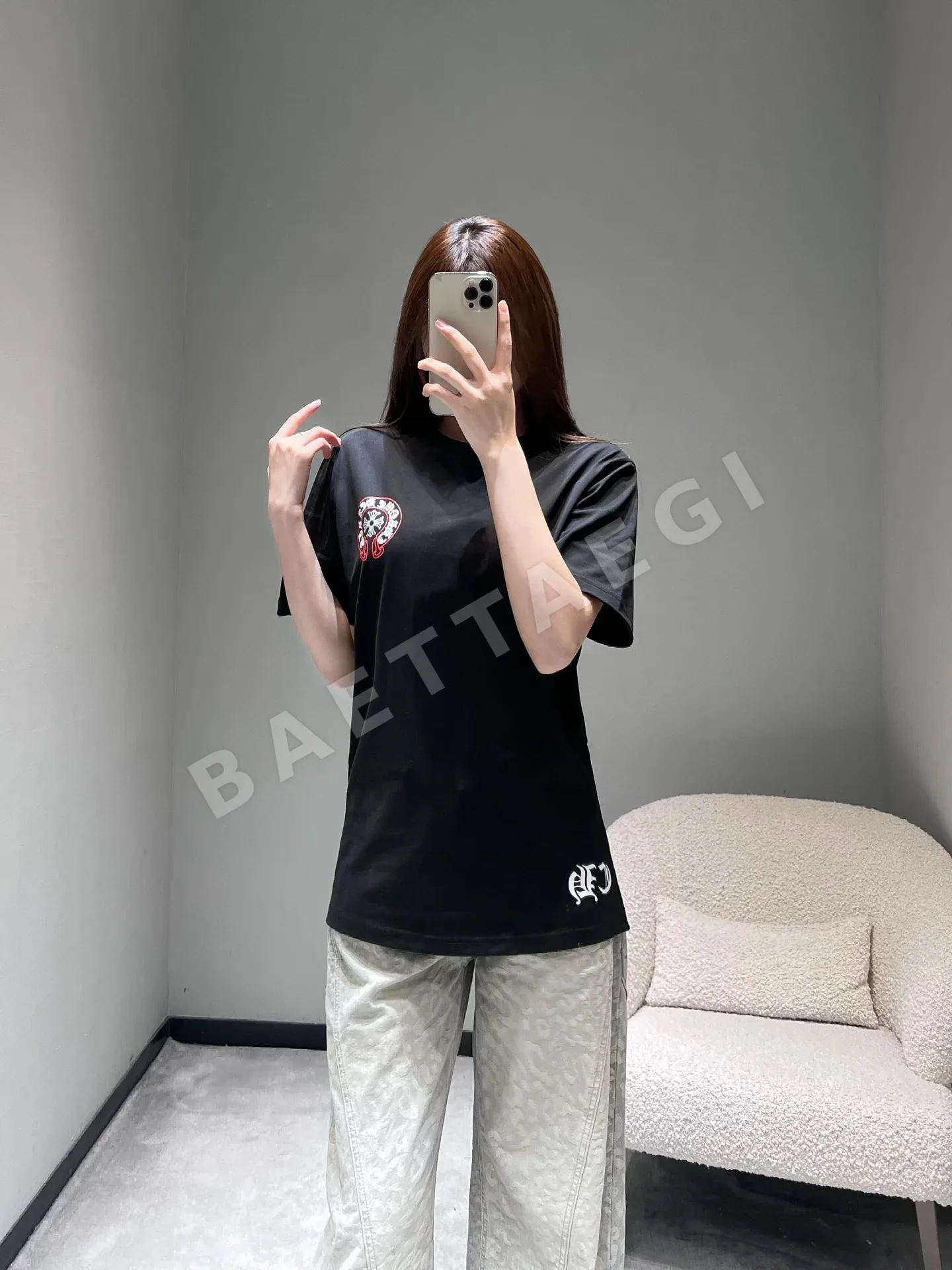 크롬하츠 여성 반팔 상세 이미지 3