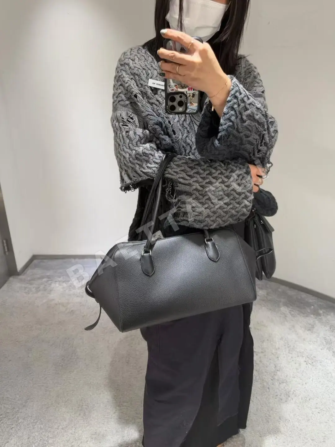 더로우 실크 원단 가방 상세 이미지 7