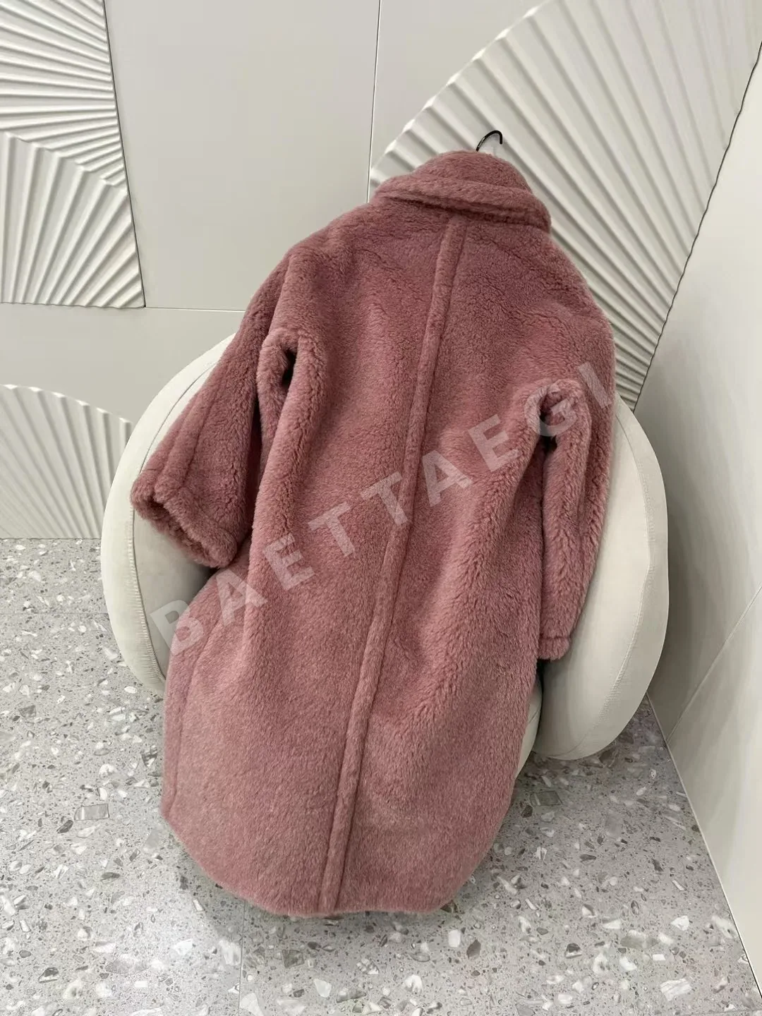 막스마라 테디 모란디 핑크 자켓 상세 이미지 6