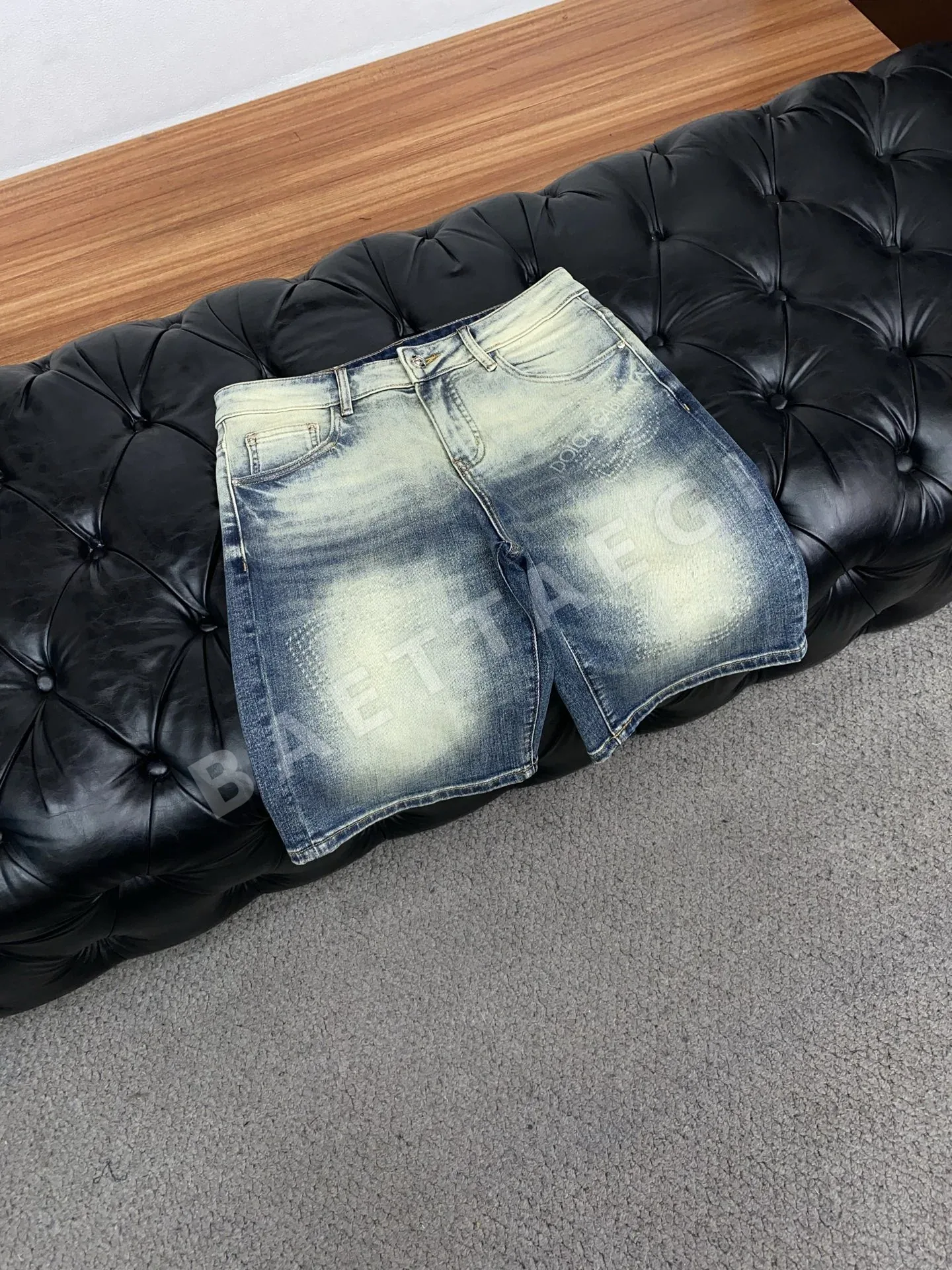 돌체앤가바나 데님 남성 반바지 상세 이미지 6