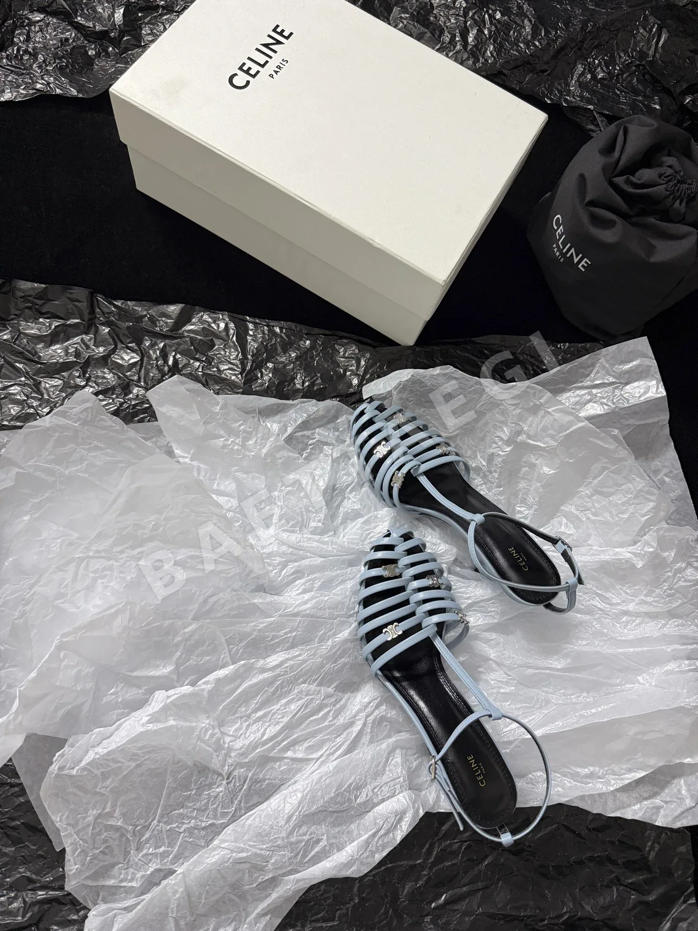 셀린느 케이지 스타일 스틸레토 샌들 상세 이미지 3