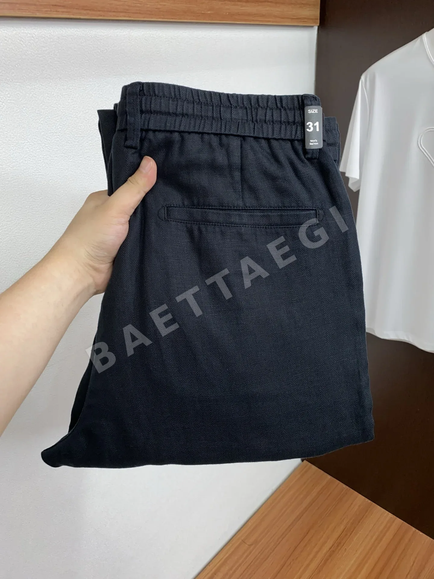 로로피아나 남성 린넨 팬츠