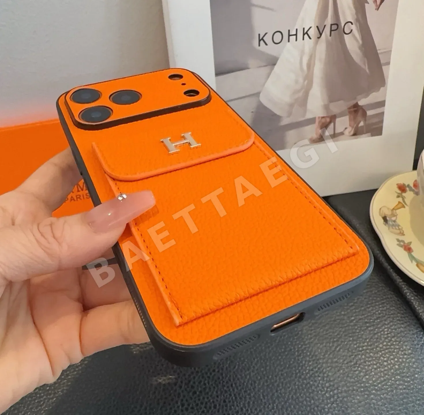 에르메스 60 스타리 카드홀더 스마트폰 케이스 상세 이미지 10