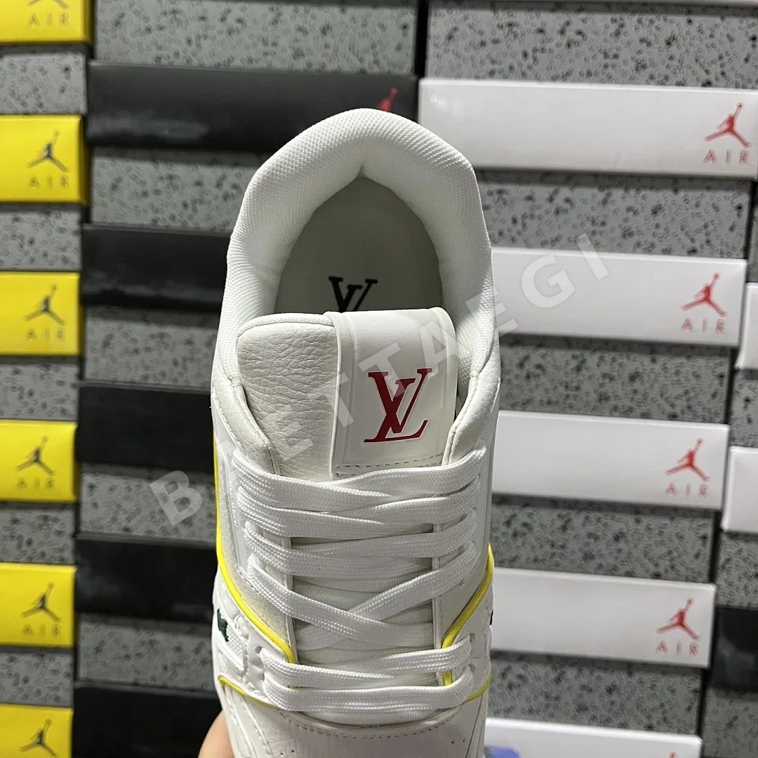 루이비통 [D1] V2 09 화이트 옐로우 그린 205848 Louis Vuitton V2-09 상세 이미지 2