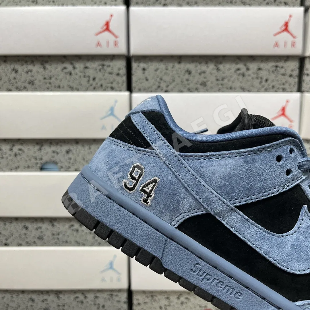 나이키 [AY] SB 덩크 로우 블루 블랙 HQ8487-400 201043 Nike SB Dunk Low Supreme 94 Ocean Fog 상세 이미지 7
