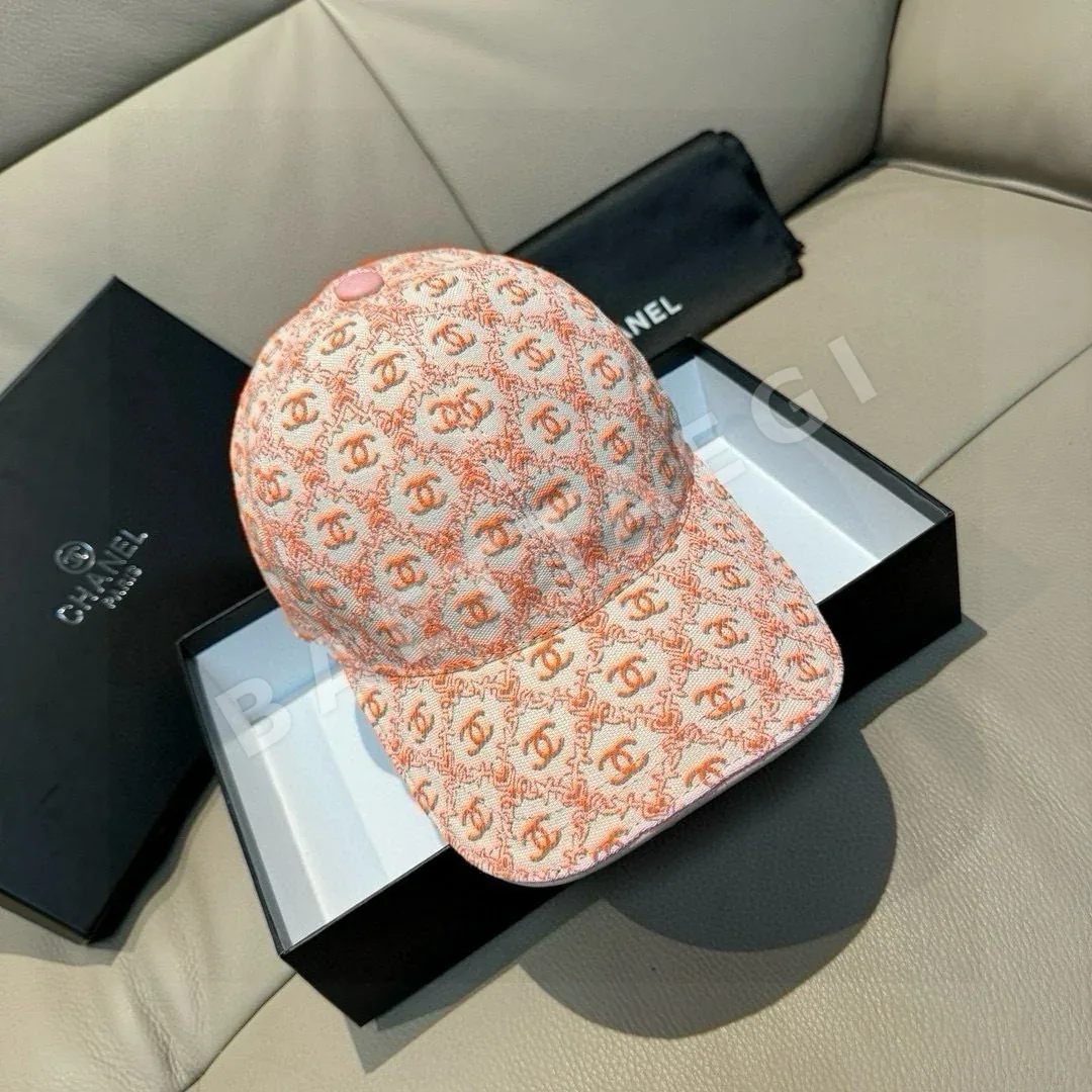 샤넬 더블 C 자카드 베이스볼 모자 상세 이미지 2