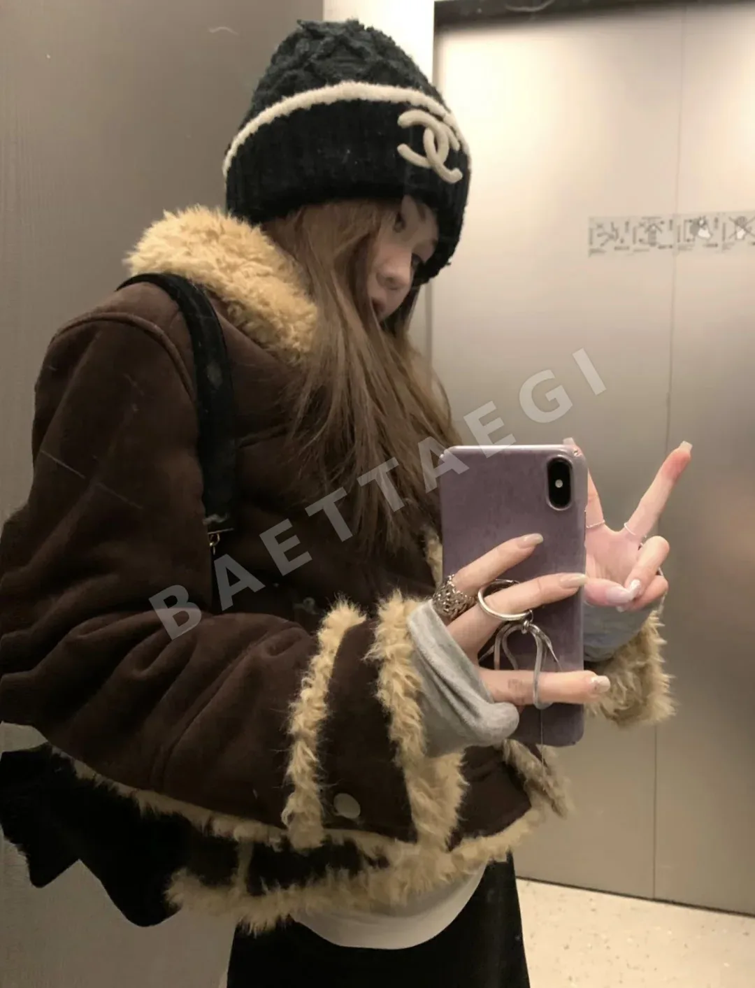 샤넬 비니 모자 상세 이미지 2