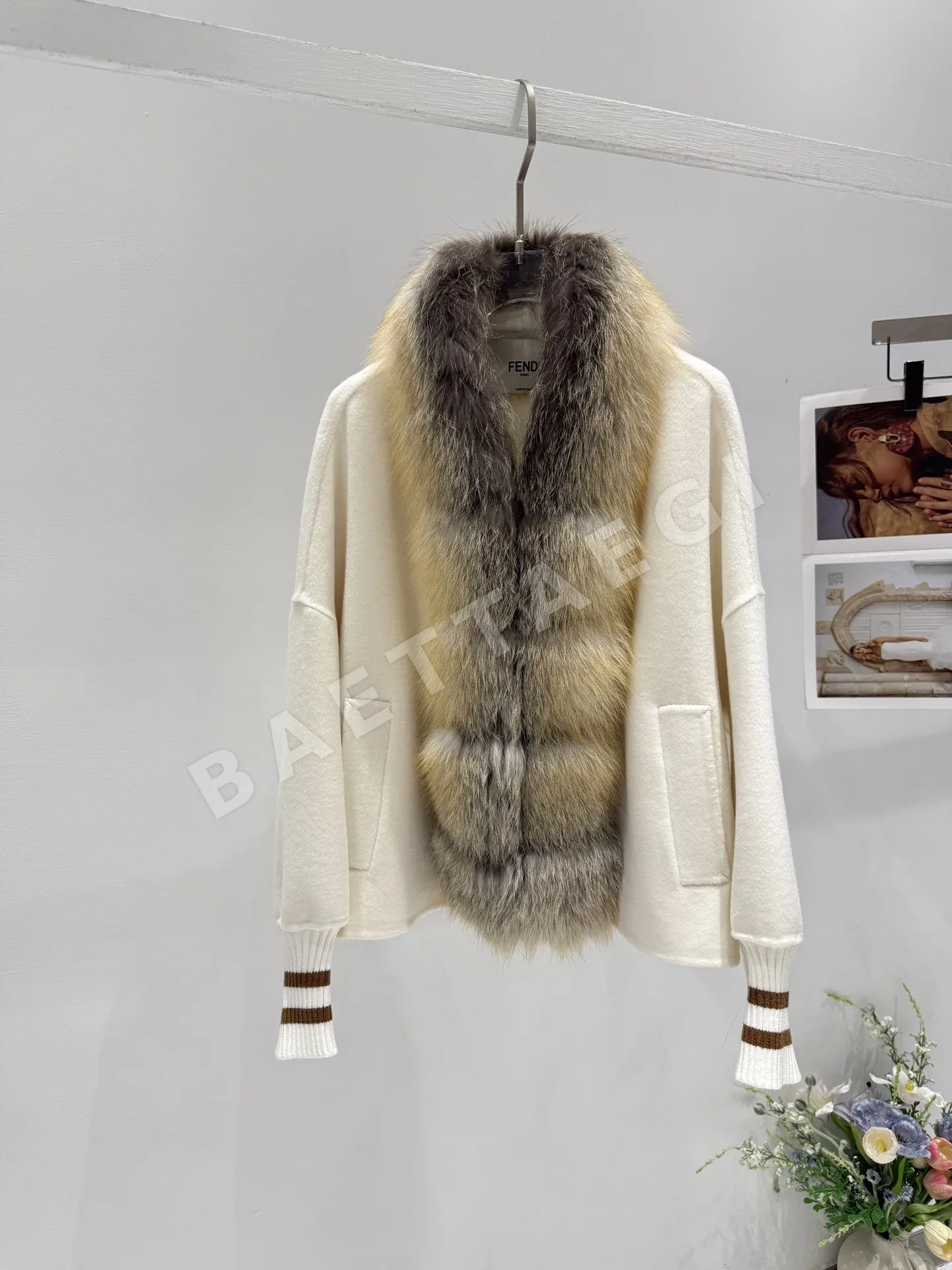 펜디 폭스 퍼 여성 자켓 164578