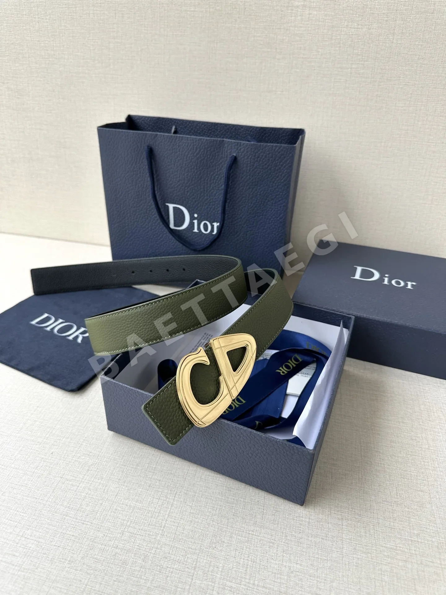 디올 CD 30 로고 스테인리스 스틸 벨트 상세 이미지 7