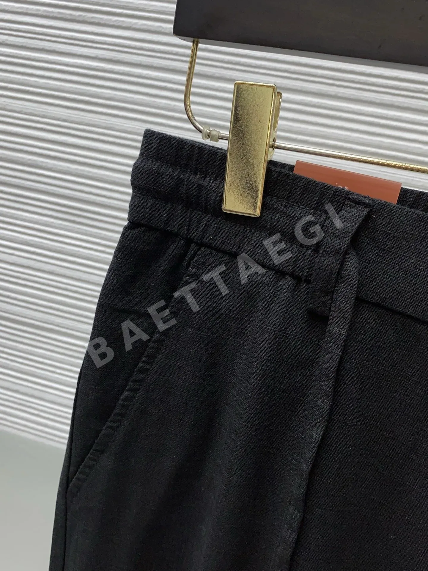 로로피아나 린넨 코튼 혼방 남성 바지 상세 이미지 5