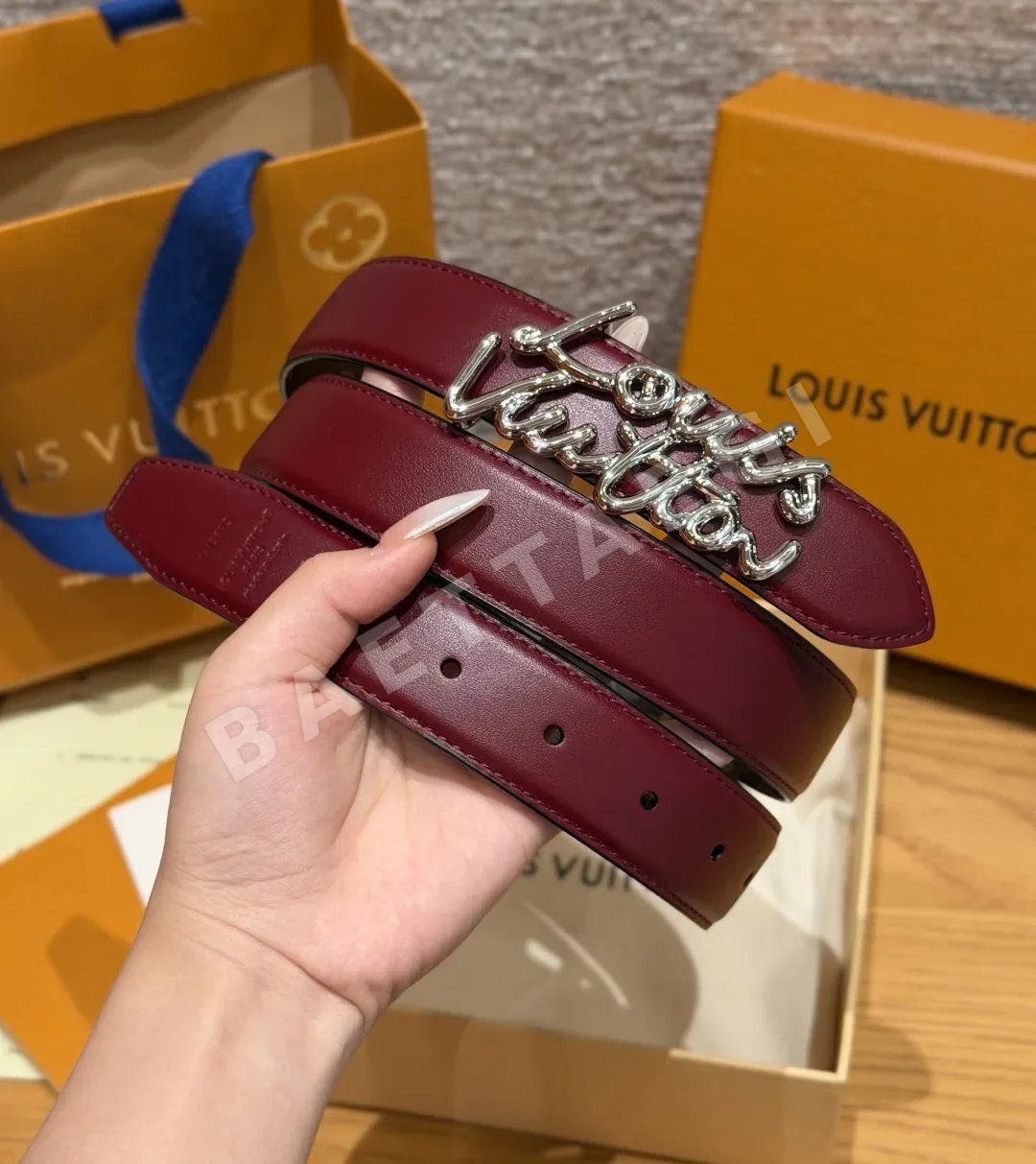 루이비통 스크립트 30mm 리버시블 벨트 상세 이미지 2