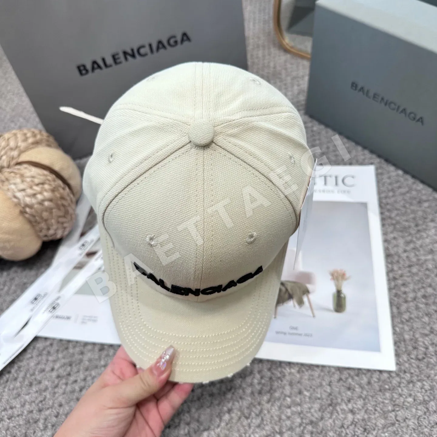 발렌시아가 모자 81721 Balenciaga Cap 상세 이미지 5