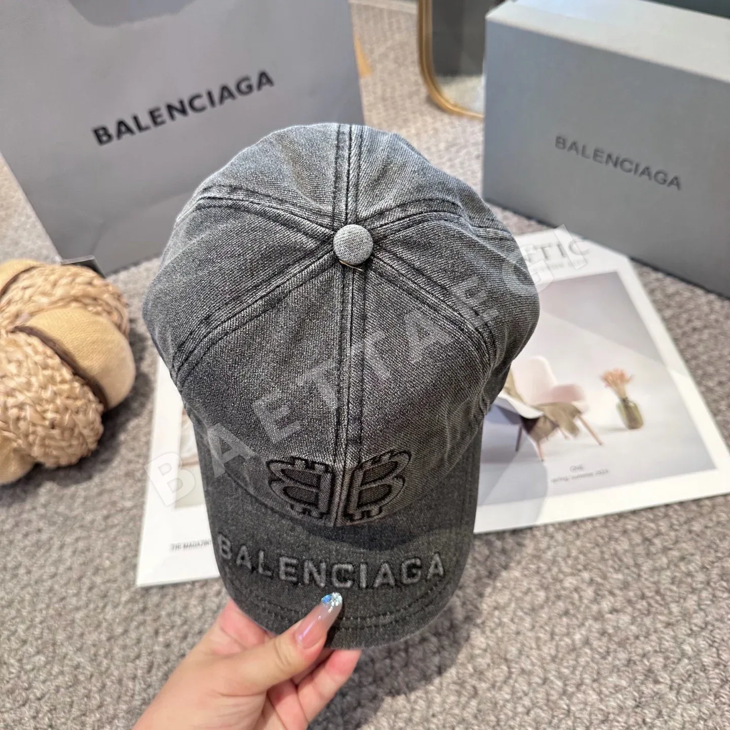 발렌시아가 모자 81718 Balenciaga Cap 상세 이미지 5