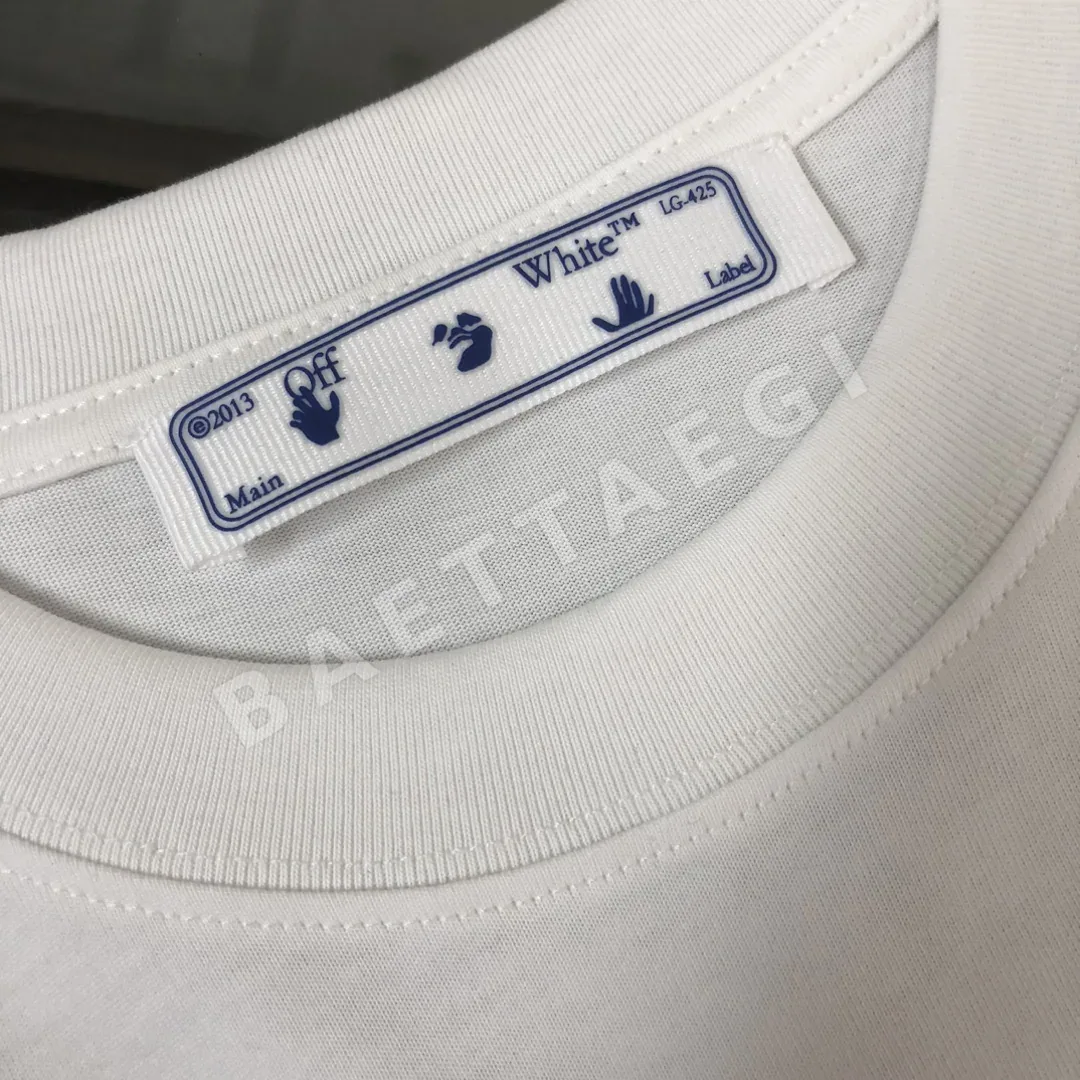 오프화이트 남성 반팔 상세 이미지 5