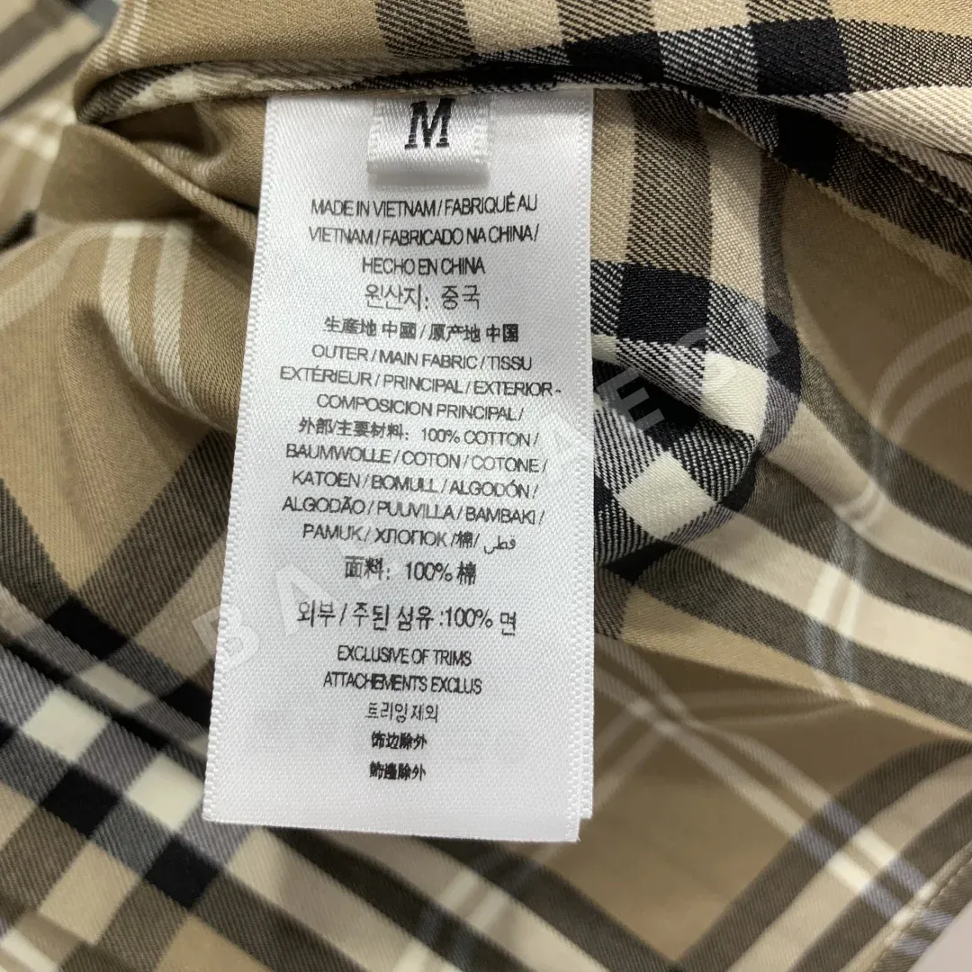 버버리 체크 플리츠 셔츠 원피스 상세 이미지 8