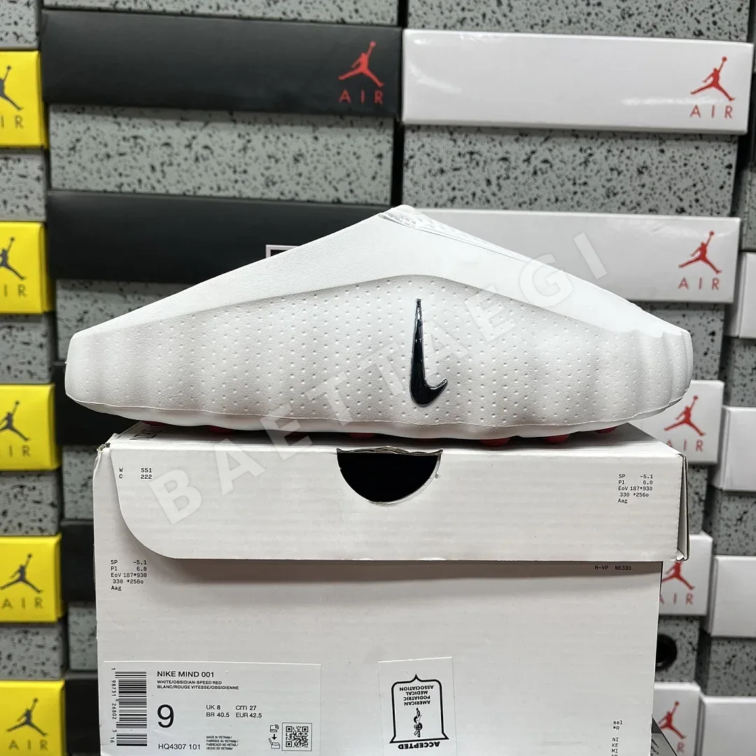 나이키 [GX] 마인드 001 슬라이드 HQ4307-101 201434 Nike Mind 001 Slide White Speed Red