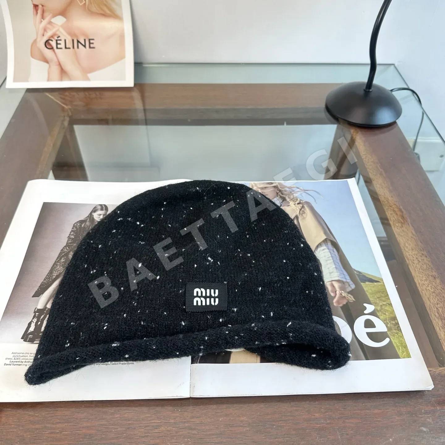 미우미우 니트 비니 상세 이미지 2
