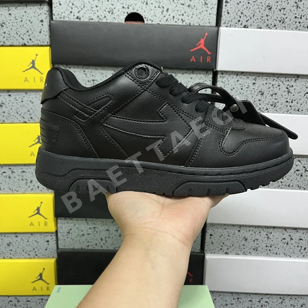 오프화이트 [YC/3A] 아웃 오브 오피스 OOO 로우 탑스 올블랙 202435 Off White Out Of Office OOO Low 상세 이미지 9