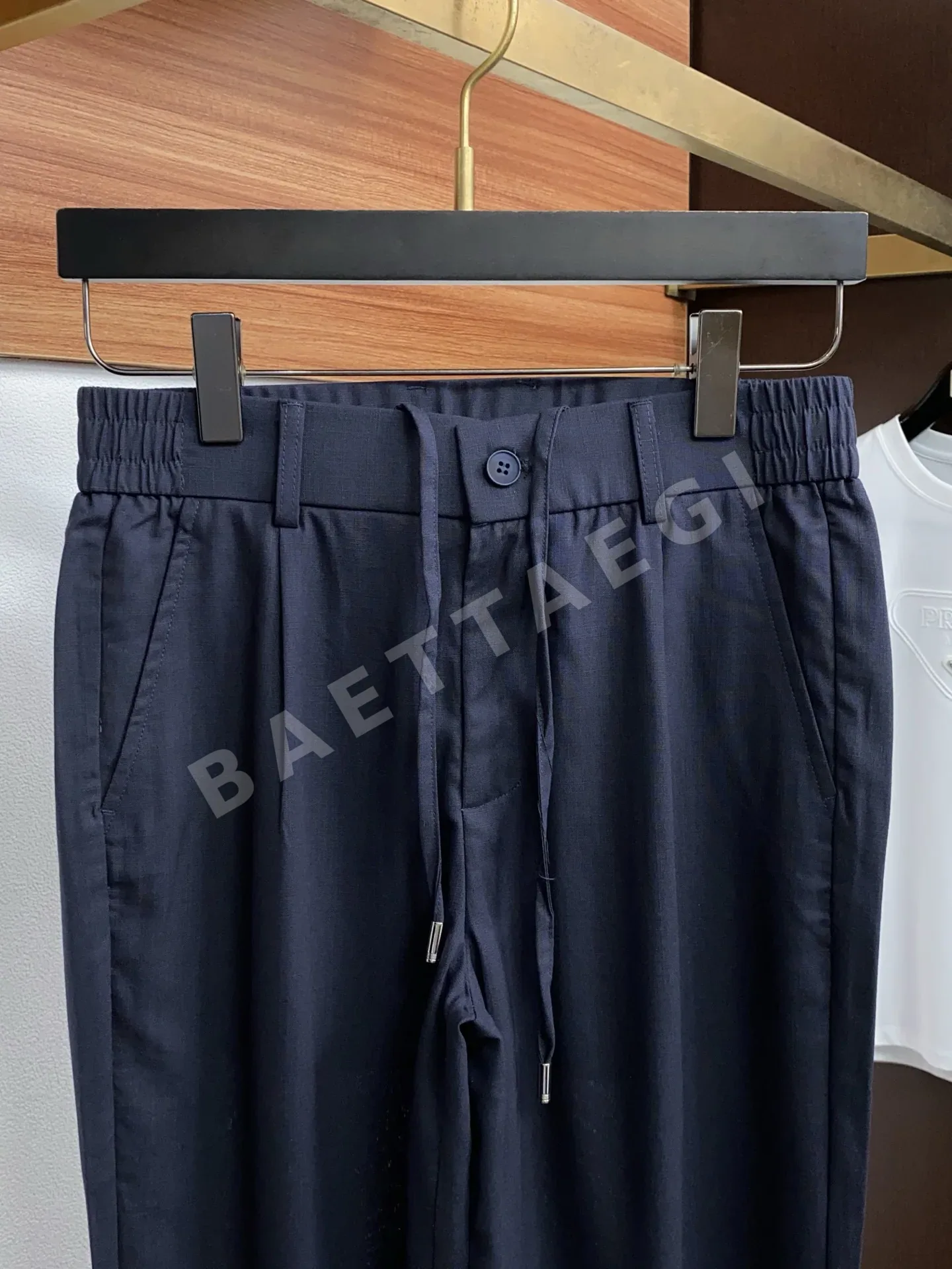 로로피아나 남성 린넨 캐주얼 바지 상세 이미지 3