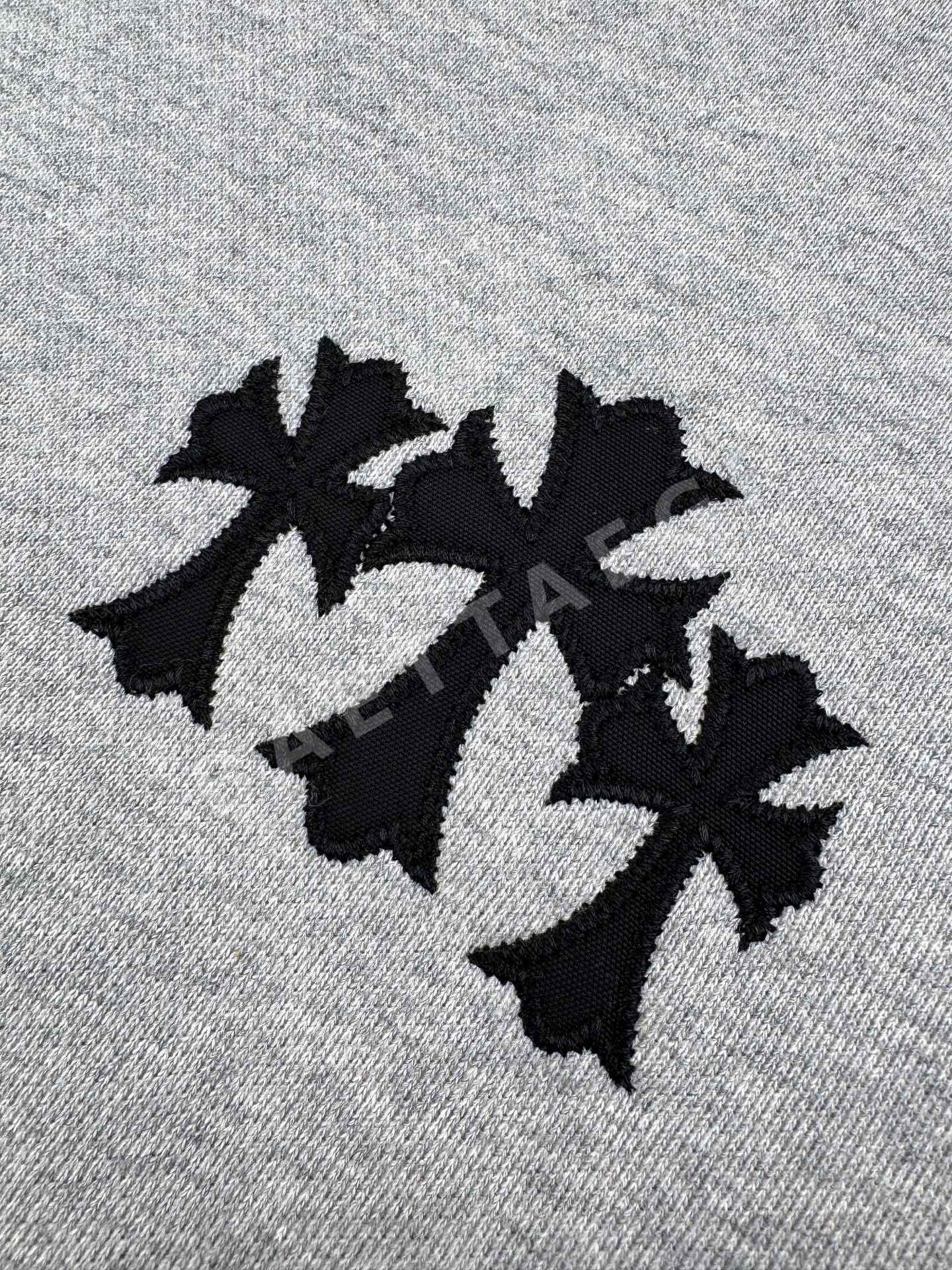 크롬하츠 크로스 아플리케 남성 후드 상세 이미지 4