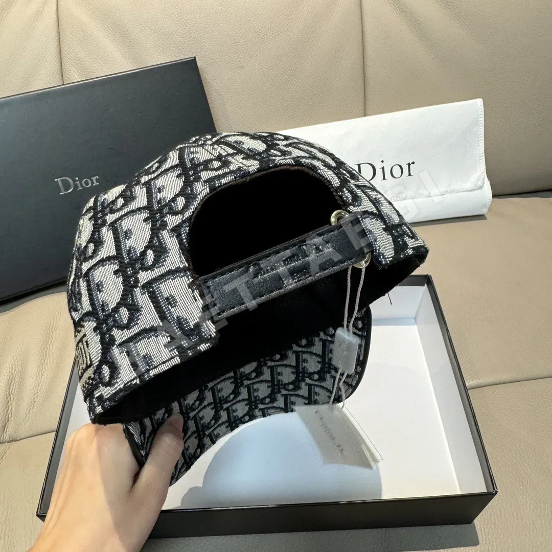 디올 모노그램 캔버스 베이스볼 모자 상세 이미지 7