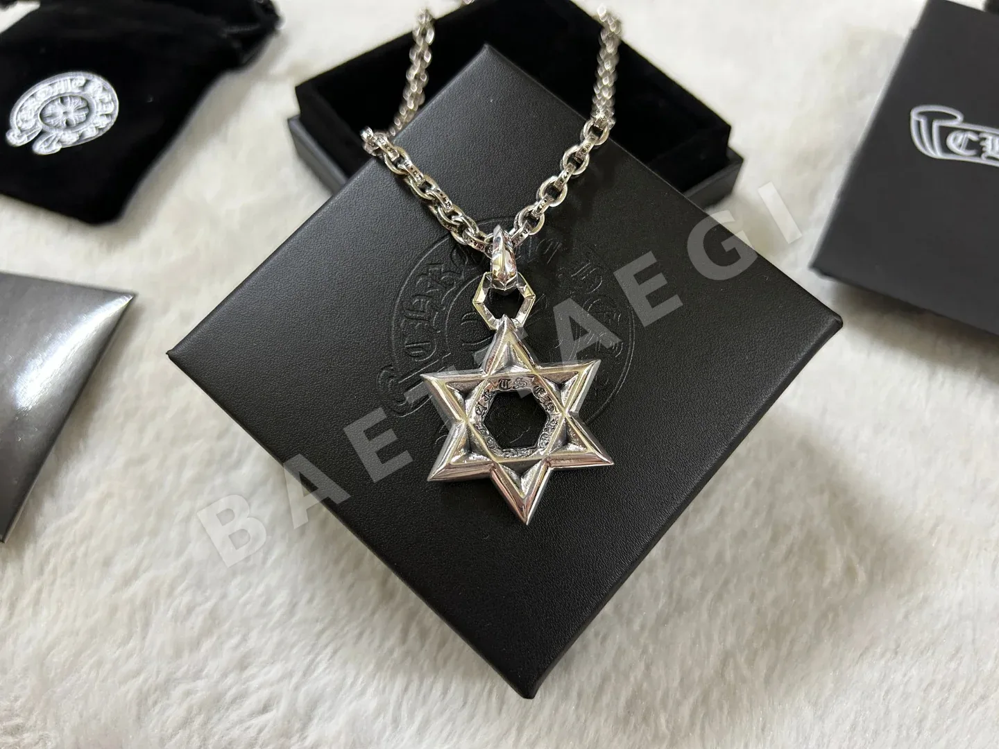 크롬하츠 육각별 목걸이 상세 이미지 5