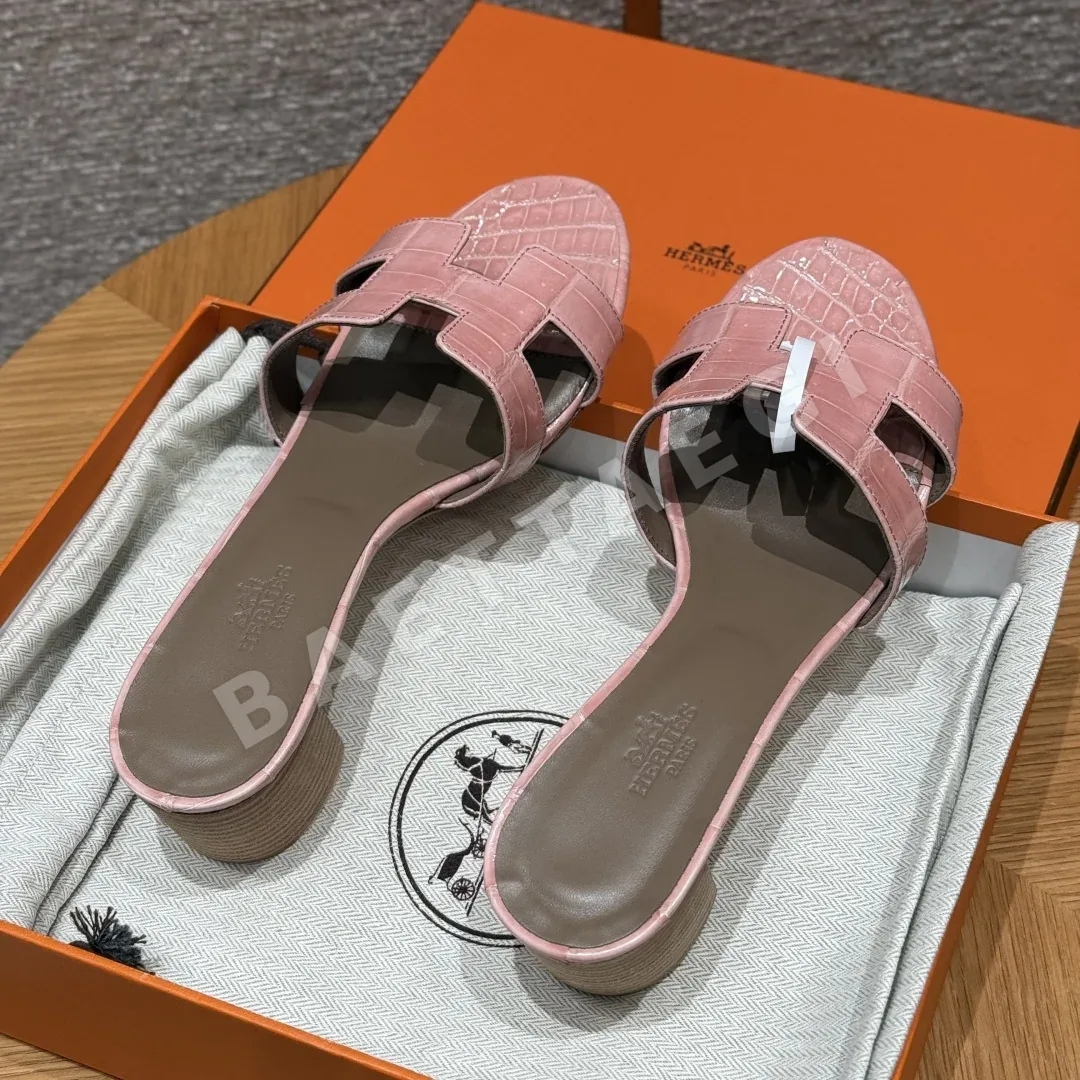 에르메스 오아시스 샌들 테르퀴에 악어가죽 상세 이미지 2