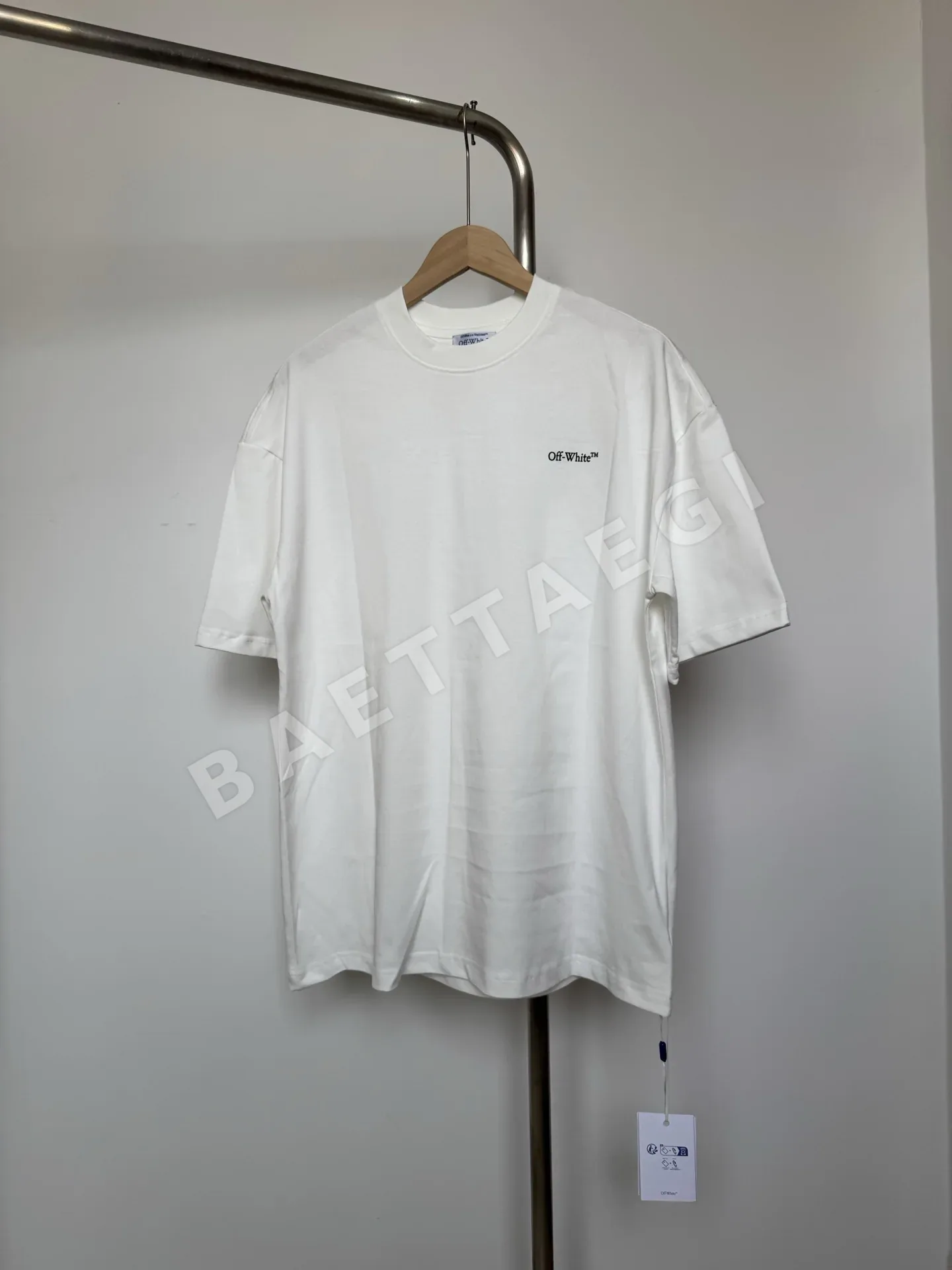 오프화이트 클래식 프린트 남성 반팔 티셔츠 87076