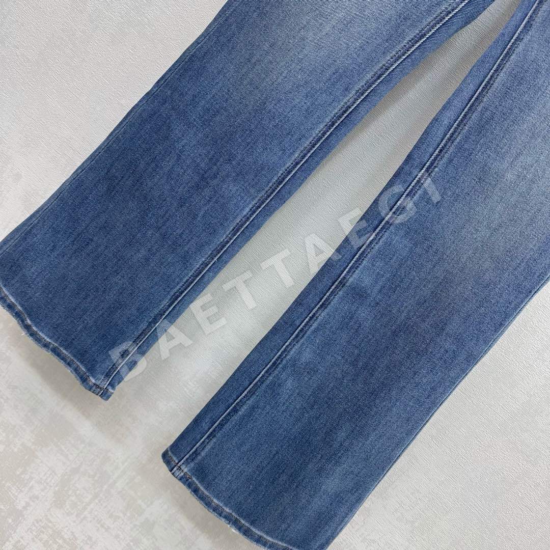 생로랑 플레어 스트레치 진 바지 상세 이미지 4