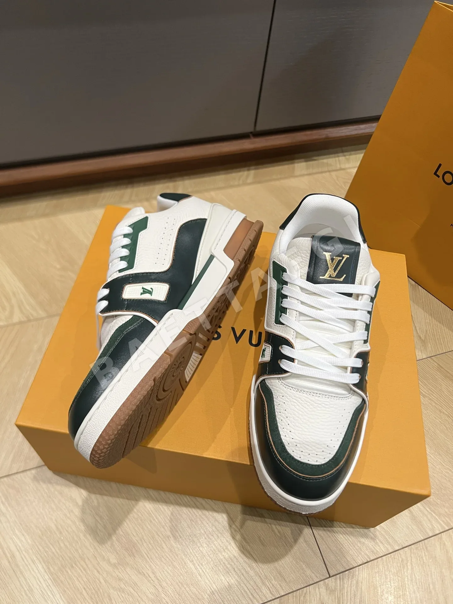 루이비통 LV 26 데님 컬러웨이 트레이너 신발 상세 이미지 6