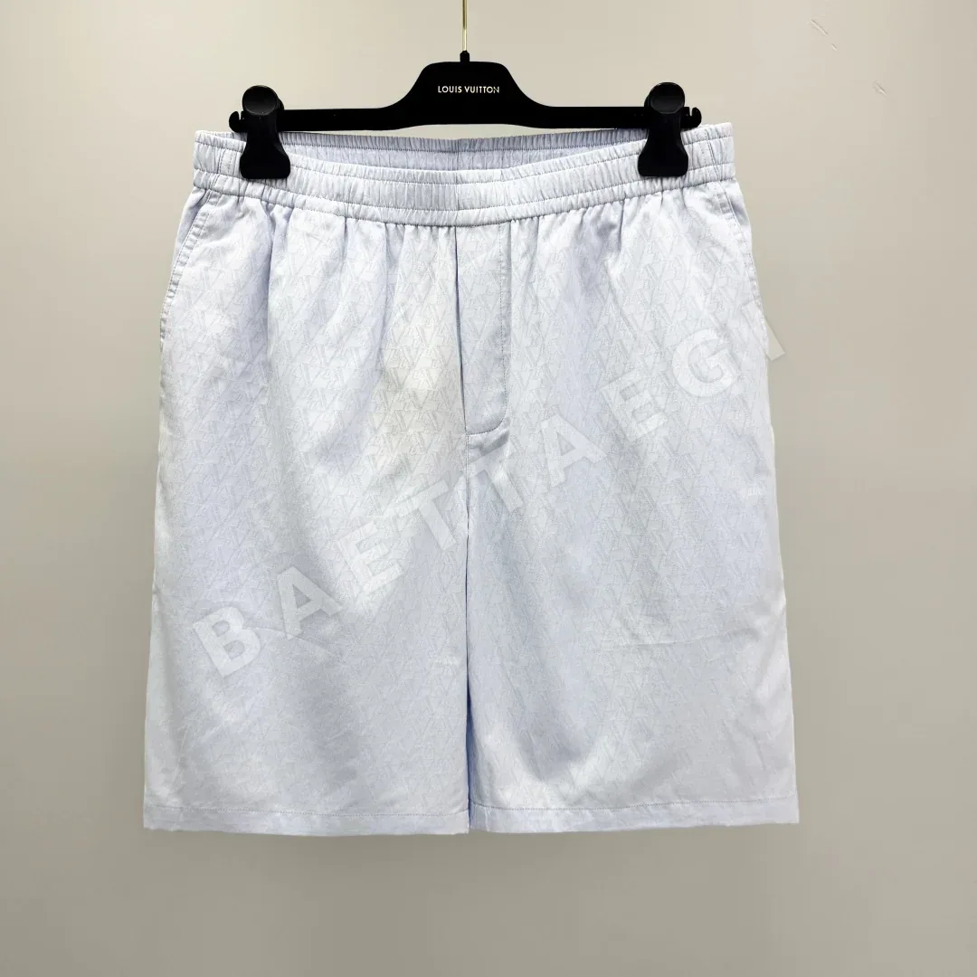 루이비통 로고 올오버 프린트 나일론 반바지
