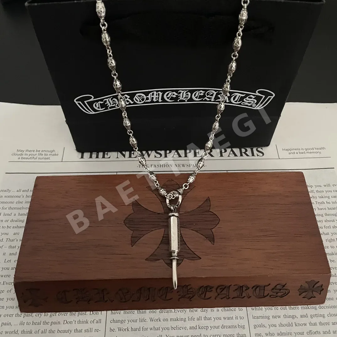 크롬하츠 크로스 볼 드라이버 펜던트 목걸이 126945