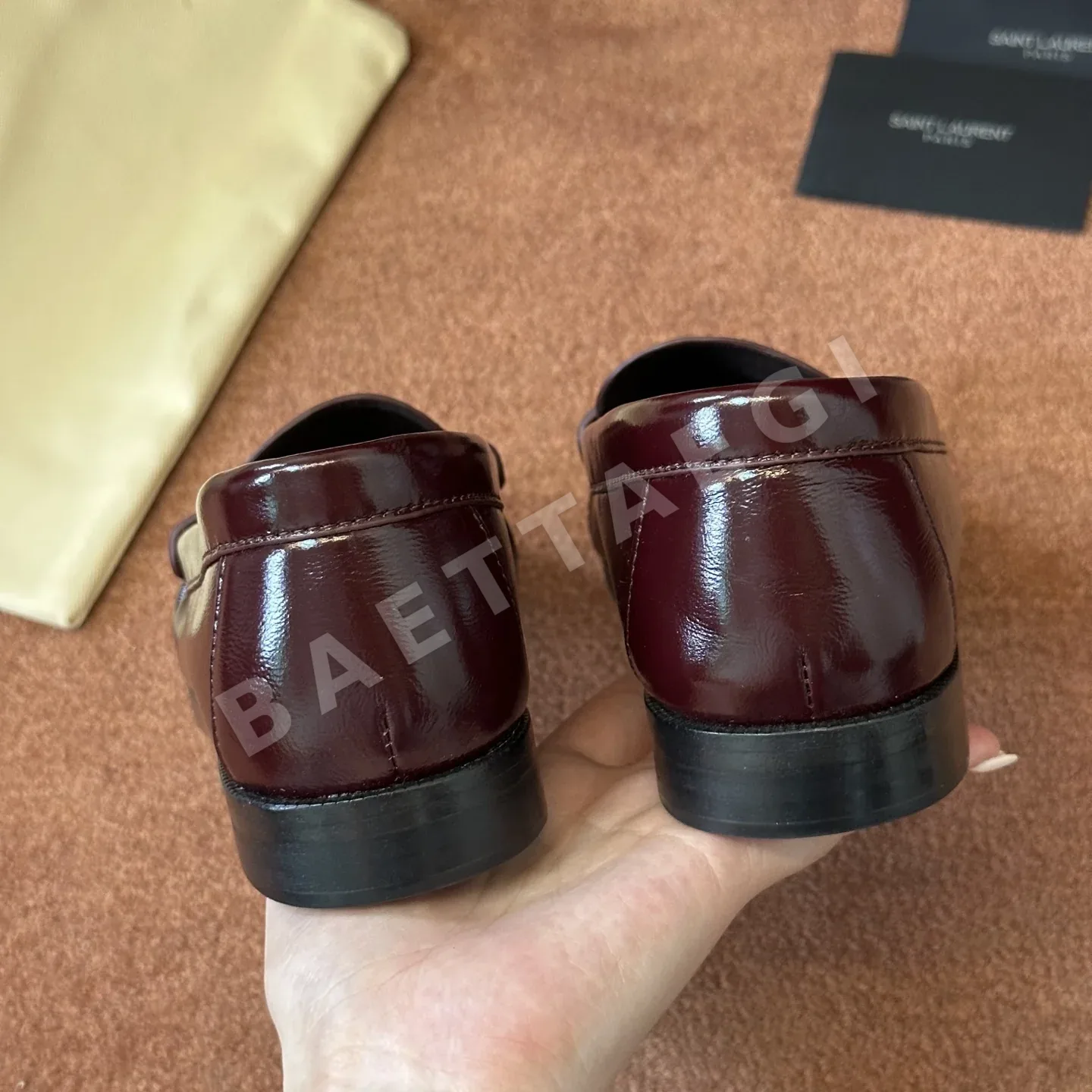 생로랑 YSL 뮬 앞코 덮인 로퍼 상세 이미지 8