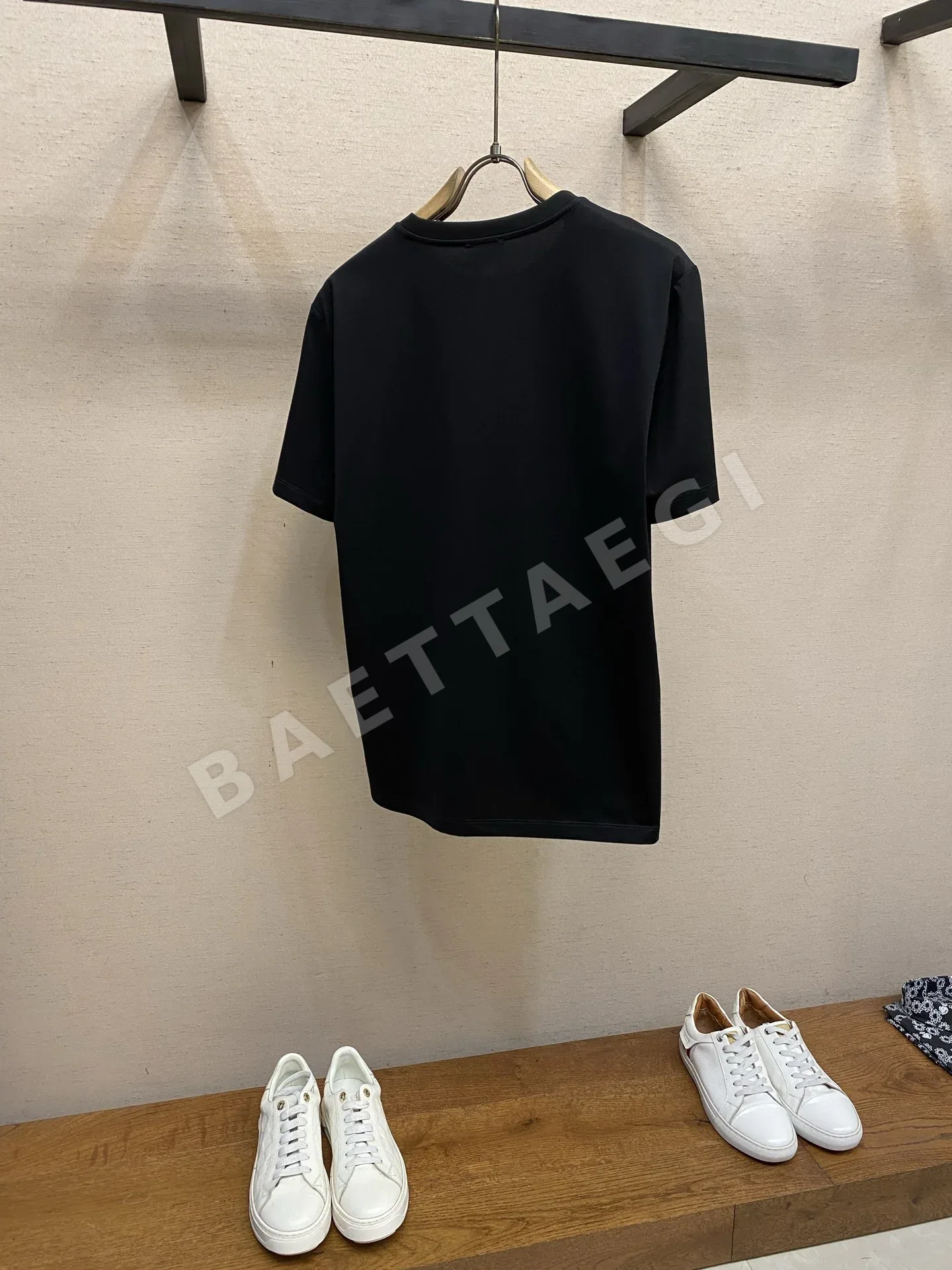 몽클레르 남성 코튼 스트레치 반팔 티셔츠 상세 이미지 2