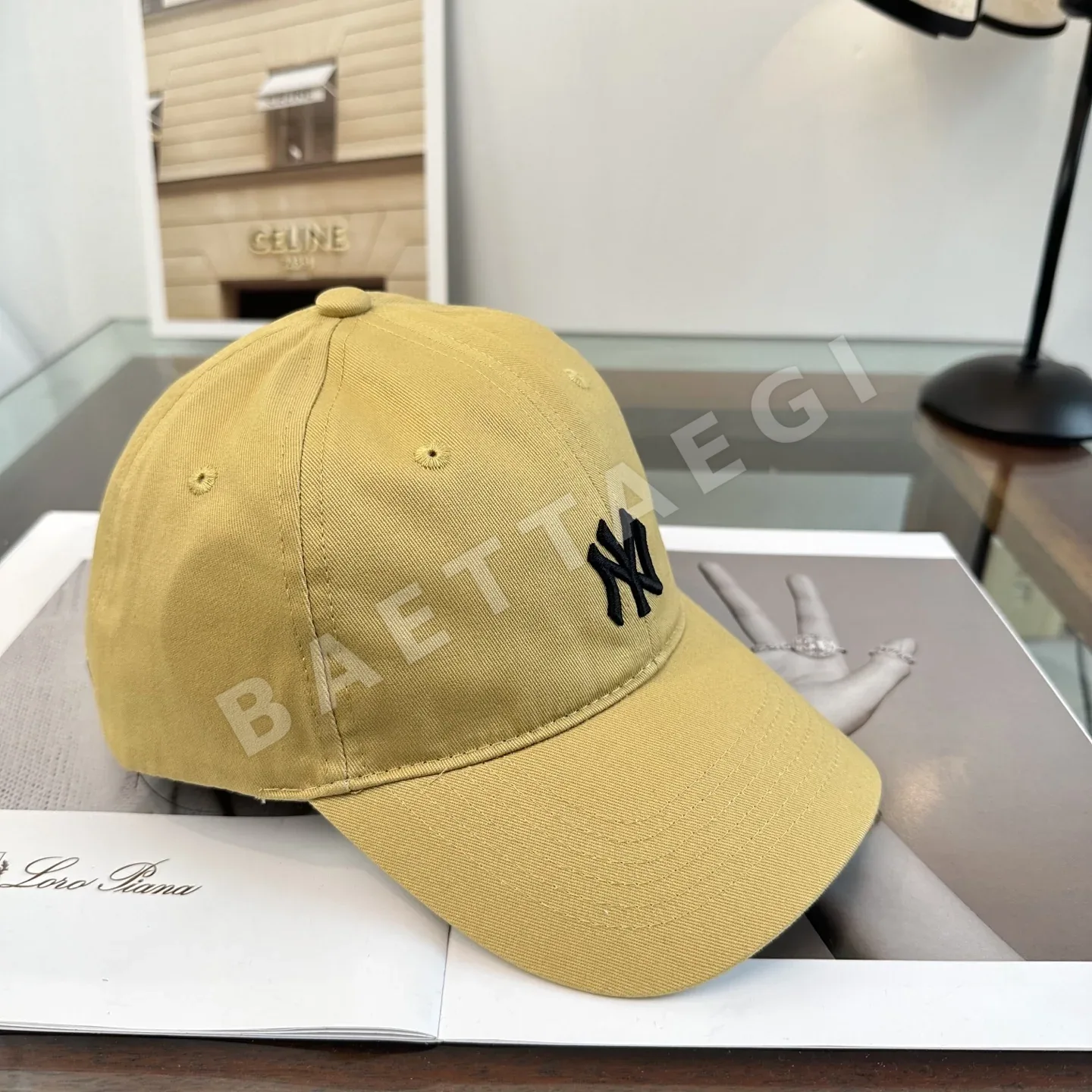 MLB 3D LA 자수 베이스볼 캡 상세 이미지 3