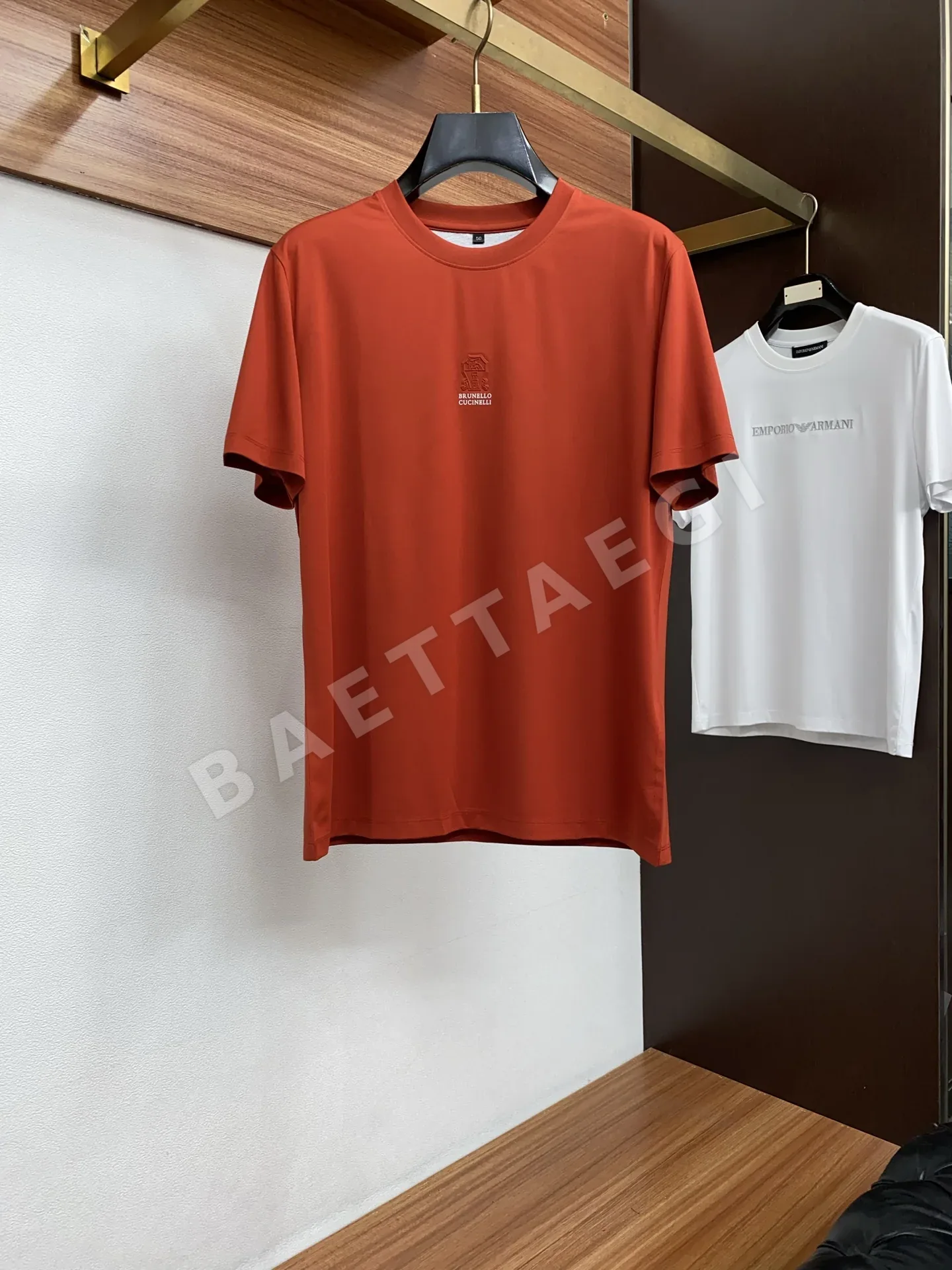 브루넬로쿠치넬리 남성 크루넥 반팔 티셔츠 47923