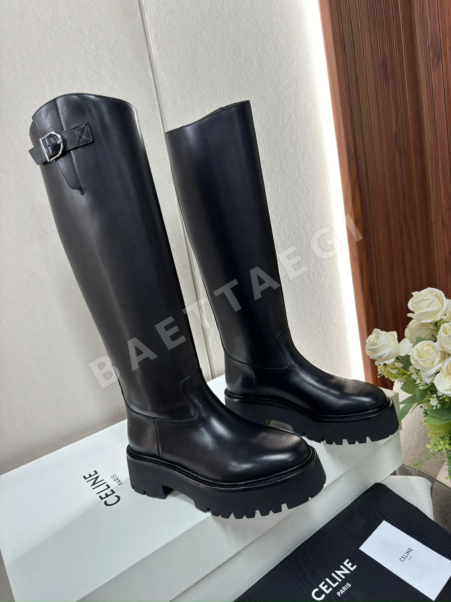 셀린느 하이탑 라이딩 부츠 상세 이미지 9