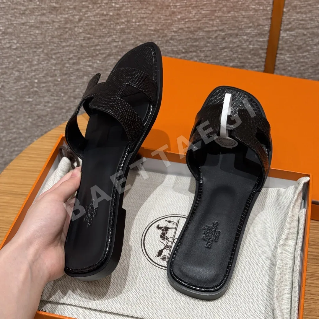 에르메스 오란 도마뱀가죽 샌들 상세 이미지 7