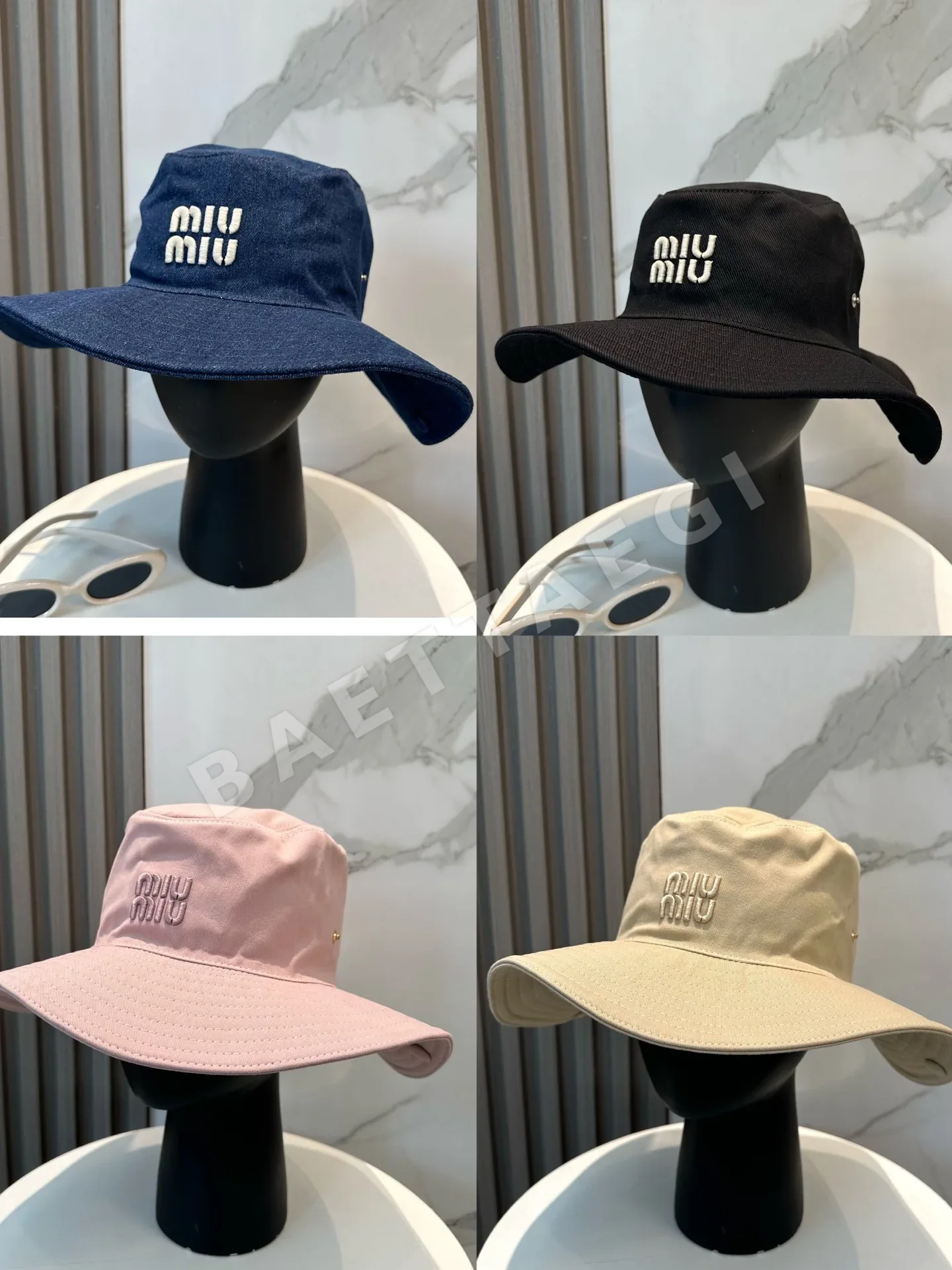 미우미우 버킷 햇 모자 상세 이미지 9