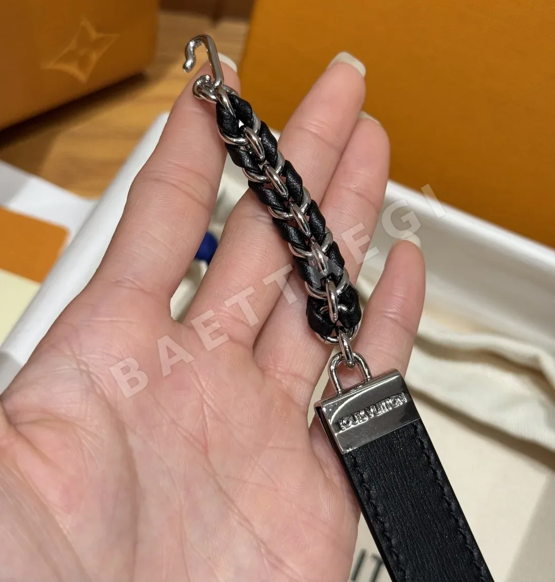 루이비통 편조 체인 가죽 벨트 상세 이미지 7