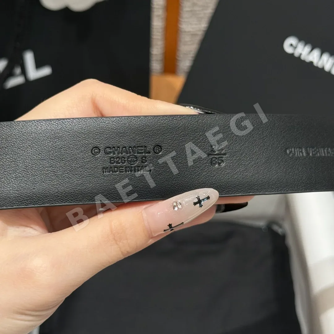 샤넬 클래식 더블 C 가죽 벨트 상세 이미지 9