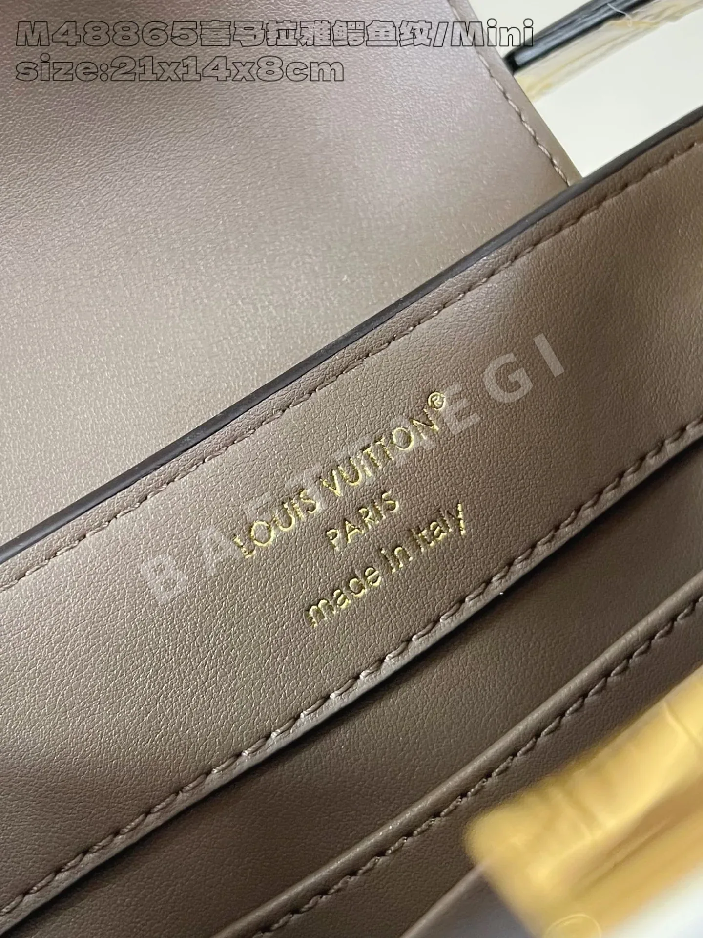 루이비통 M48865 카푸신 핸드백 미니 상세 이미지 9